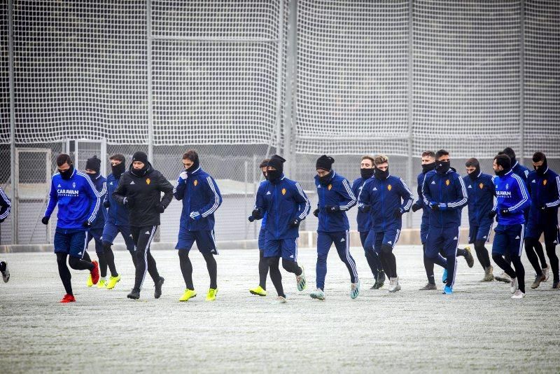 Entrenamiento del 13 de enero del Real Zaragoza