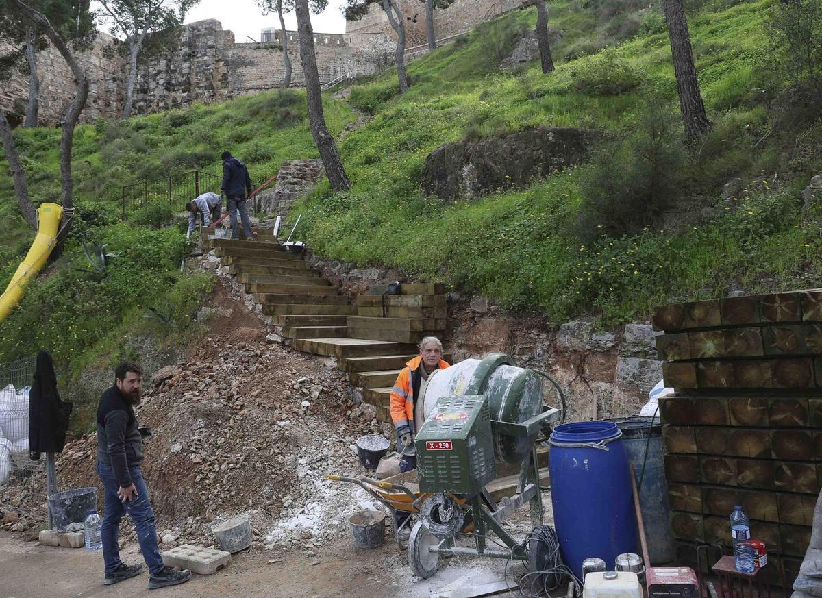 Así avanzan los trabajos junto al Teatro Romano de Sagunt