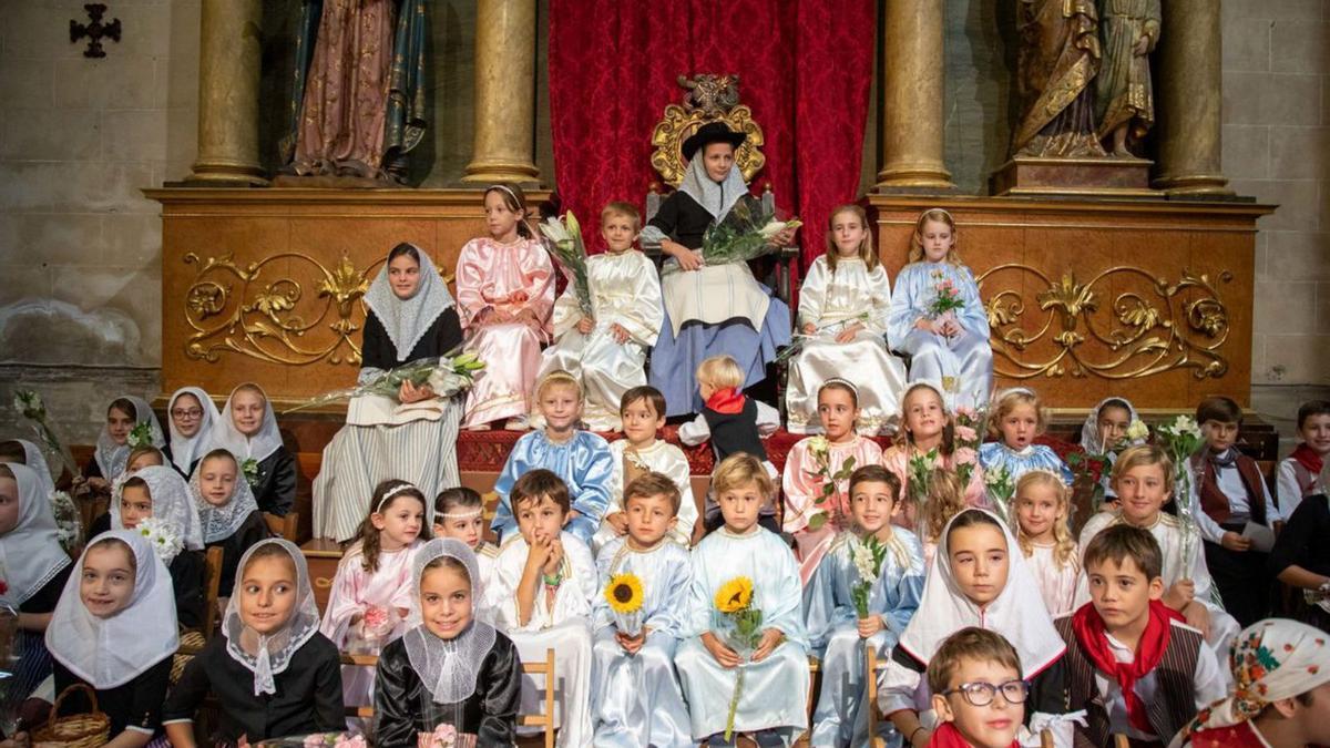 Tras la presentación se celebró la tradicional catequesis con niños y niñas. | PERE JOAN