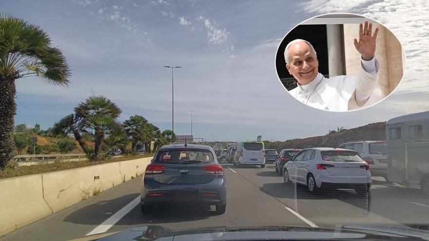 Cortes de tráfico por la visita del papa a Gran Canaria hoy, jueves 11 de junio: vías afectadas, guaguas y dónde aparcar
