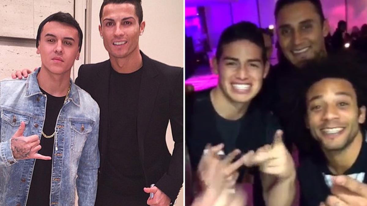 Cristiano, James, Navas y Marcelo no tuvieron problemas en ser fotografiados