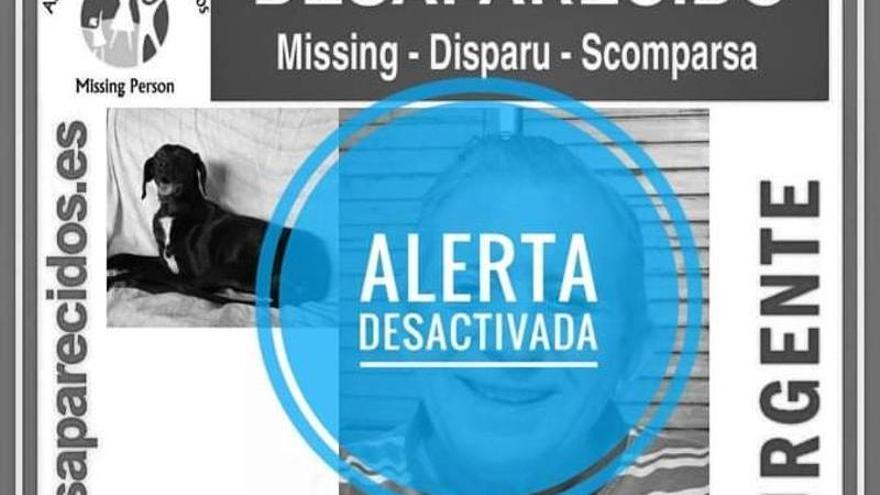 Alerta desactivada de la asociación SOS Desaparecidos para encontrar a Fernando de la Fuente Lozano.