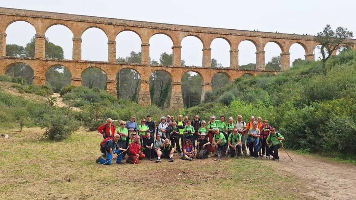 Sortida de la Colla Excursionista de Vilanova del Camí fins a l’aqüeducte de les Ferreres