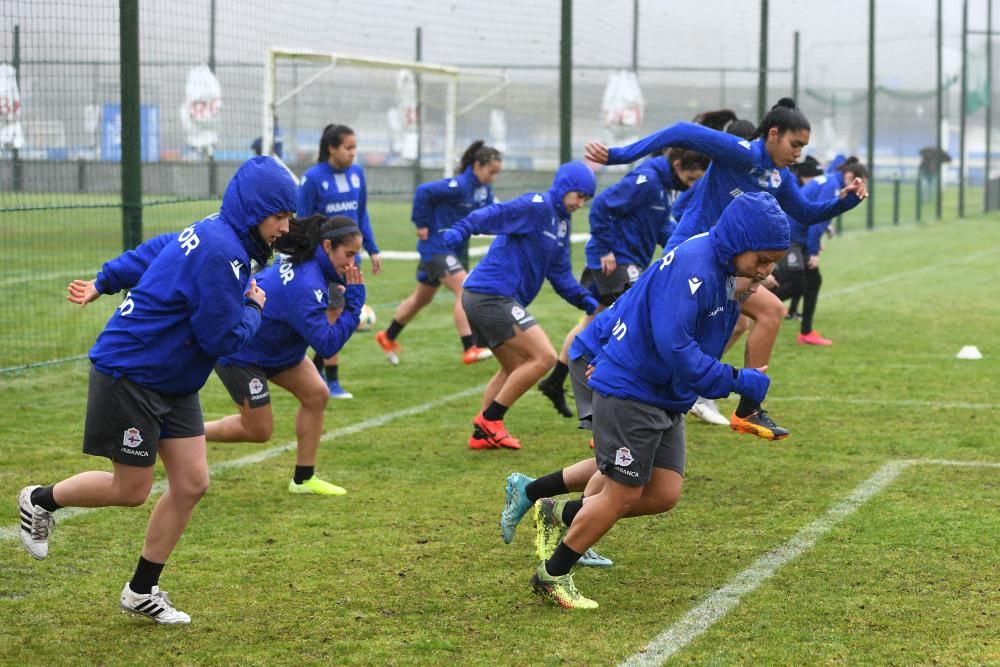 Entrenamiento del Deportivo Abanca