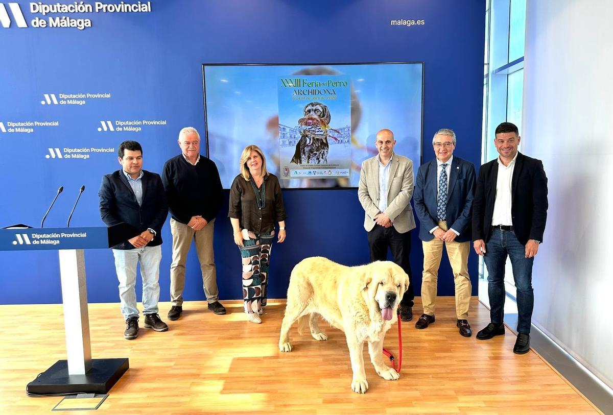 Más de un millar de ejemplares participarán en la Feria del Perro del Archidona.