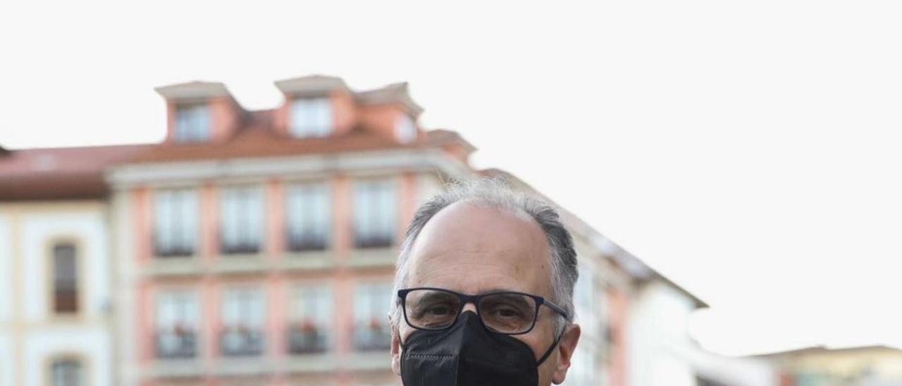 Juan Carlos Guerrero, en la plaza de España.