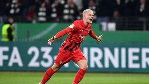 Philipp Max, en el Eintracht de Franckfurt en 2023