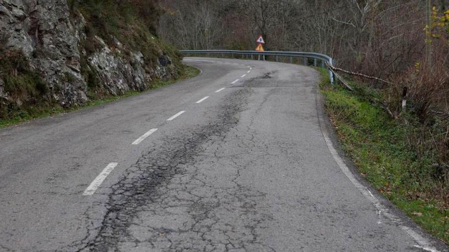 Tramo en el que se proyectaba actuar en el cruce de Pendones.