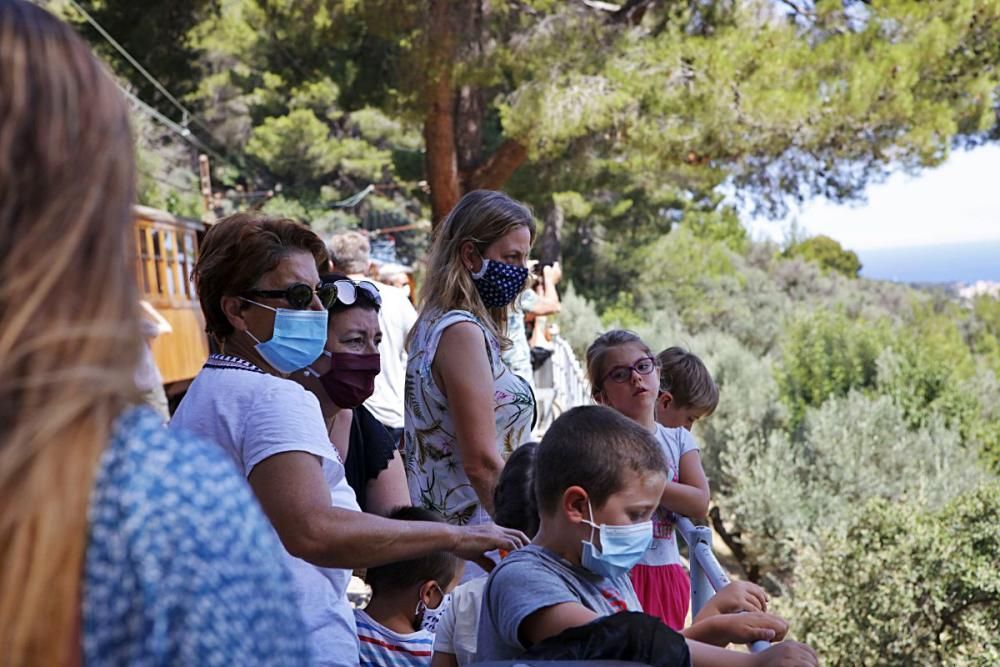 Impressionen der ersten Zugfahrt nach Sóller