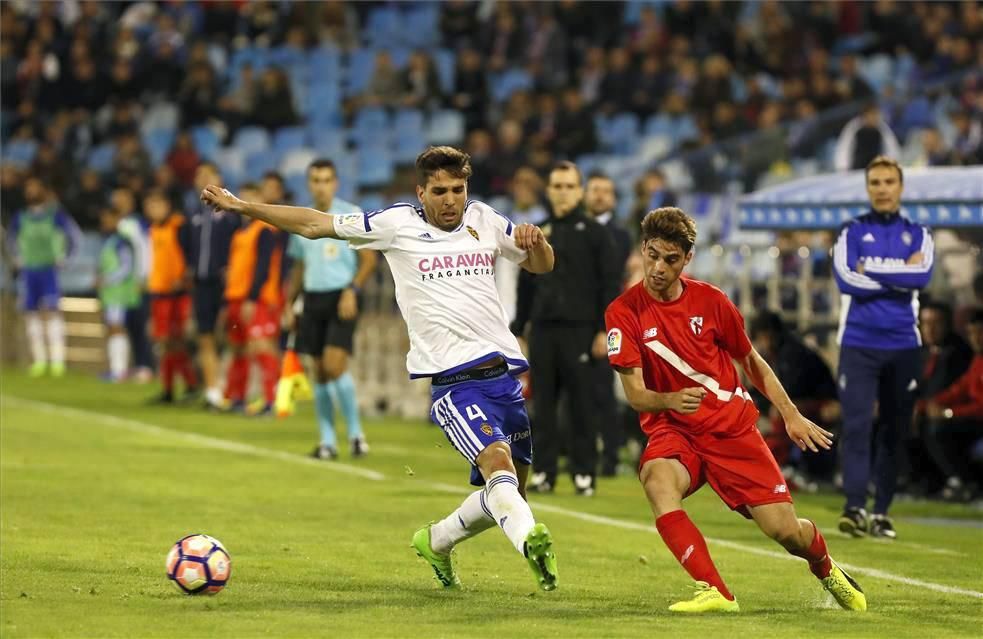 Las imágenes del Real Zaragoza-Sevilla Atlético