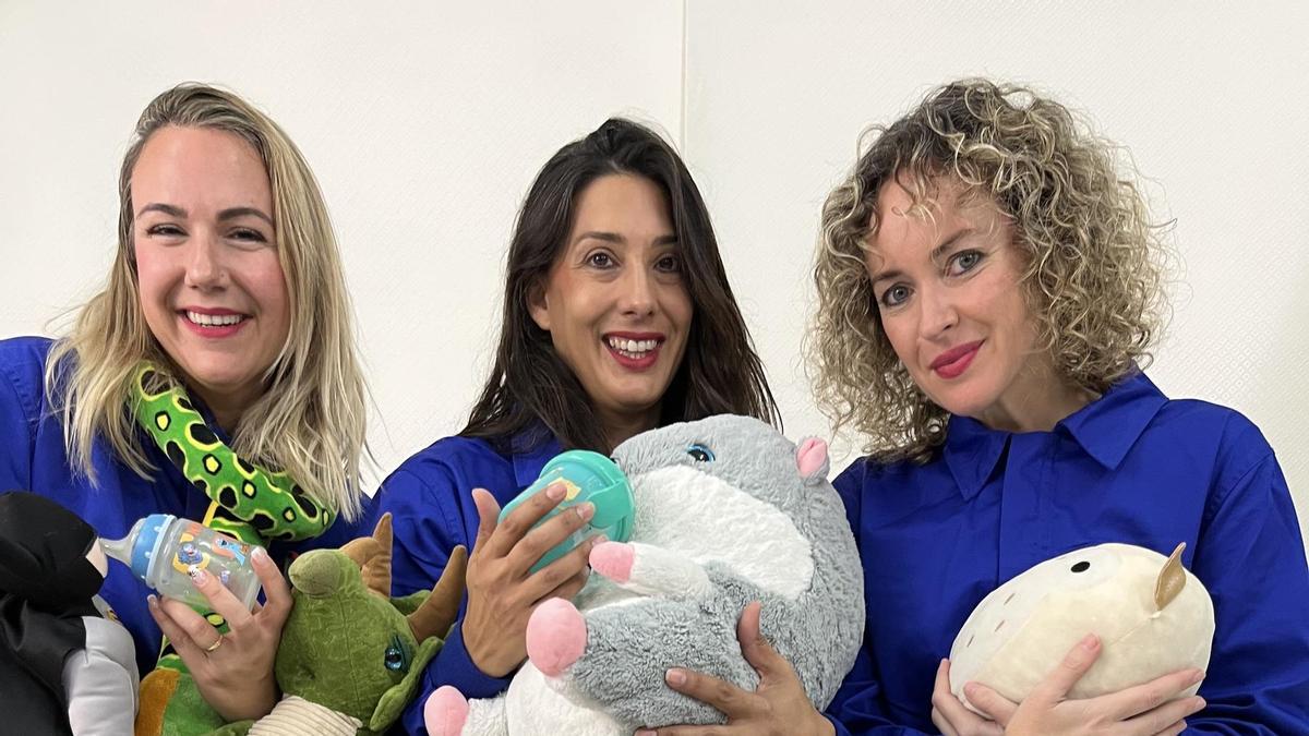 Las actrices de 'Eva o la creación de la madre perfecta'.