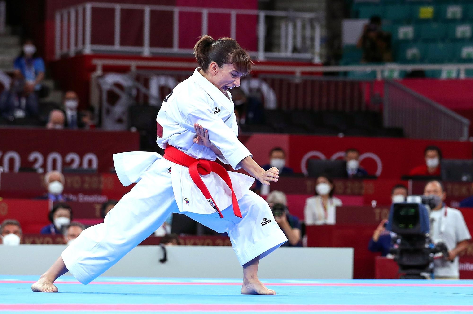 Sandra Sánchez, medalla de oro en kárate en Tokio 2020