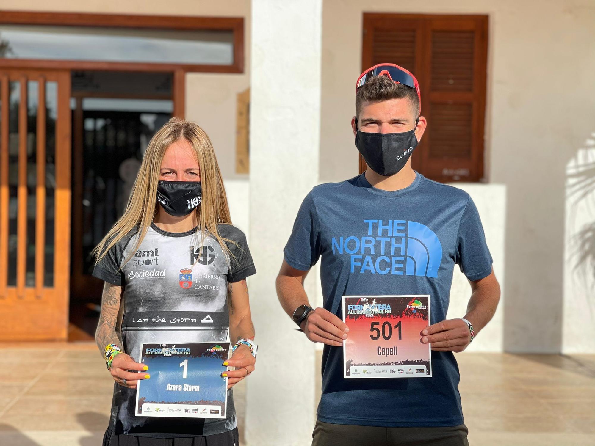 Azara García y Pau Capell, grandes protagonistas de la Formentera All Round Trail HG