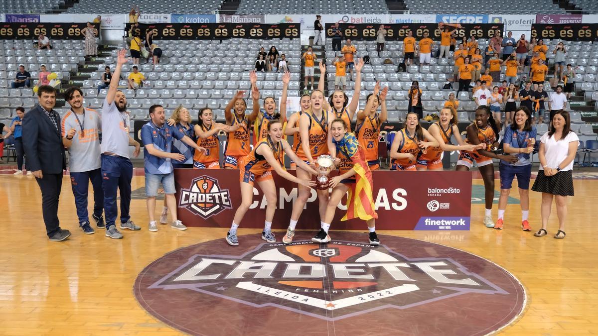 El cadete A femenino del Valencia Basket, de nuevo campeón de España