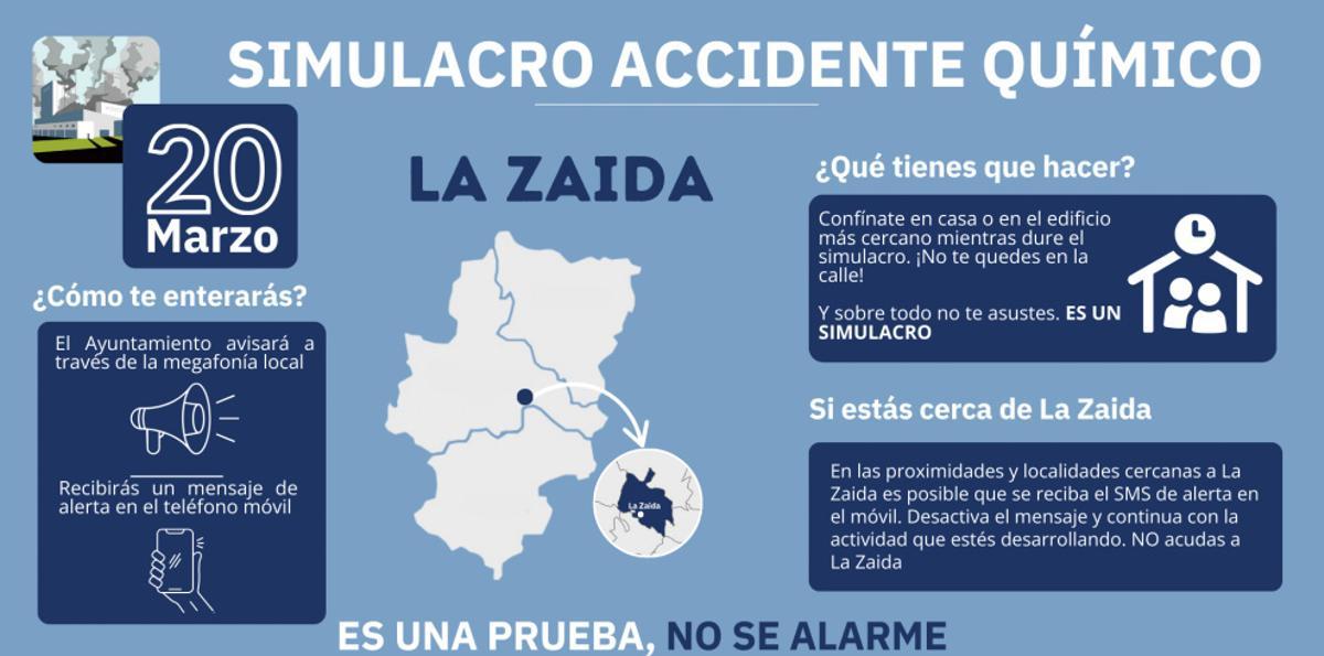 Simulacro de accidente químico en La Zaida