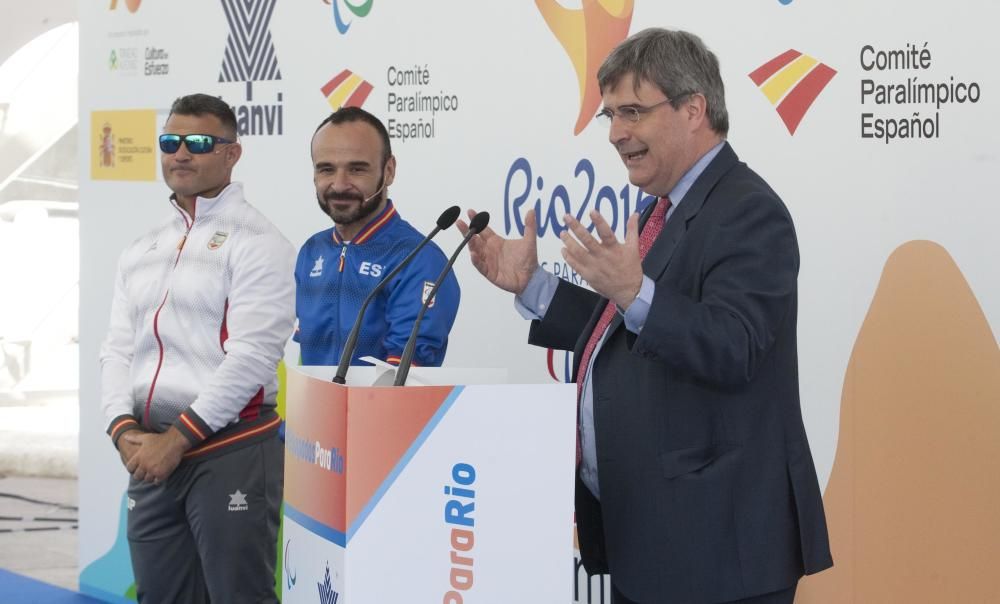 Presentación de la equipación de la selección paralímpica española