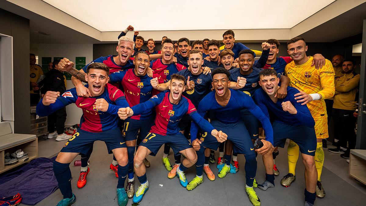 El FC Barcelona celebró por todo lo alto la goleada al Real Madrid en el vestuario