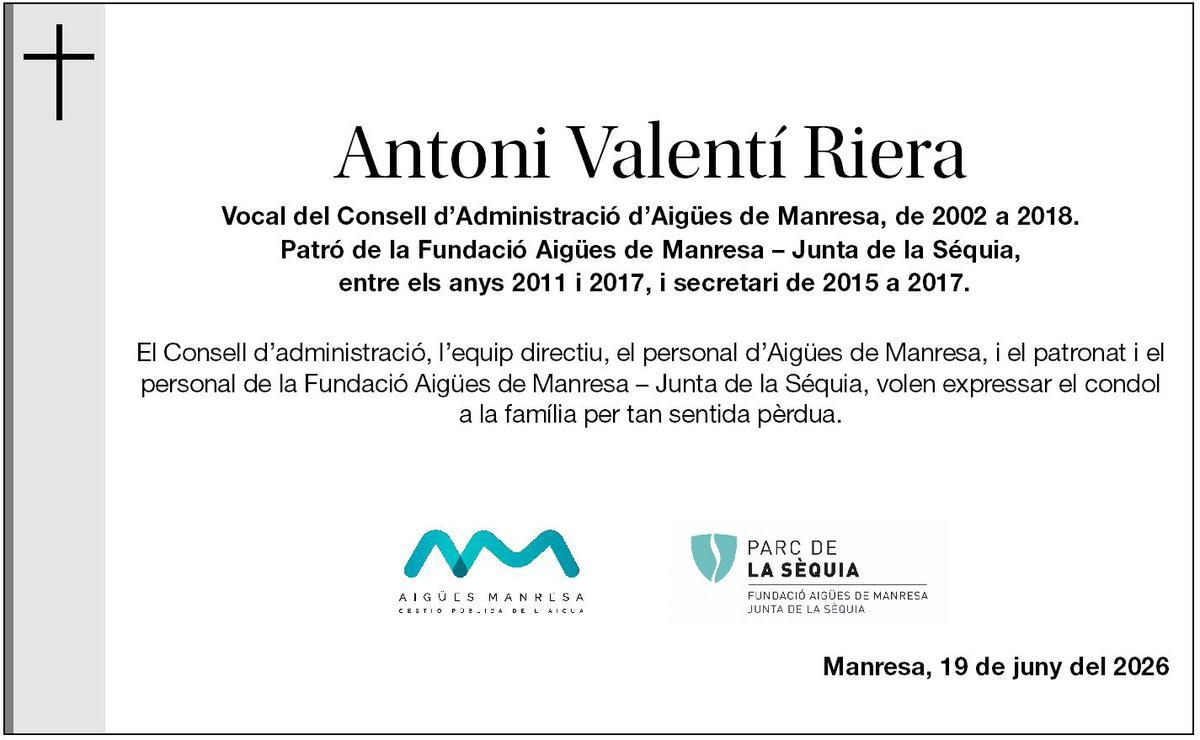 Antoni Valentí Riera