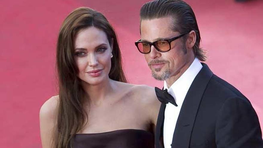 Angelina Jolie y Brad Pitt.