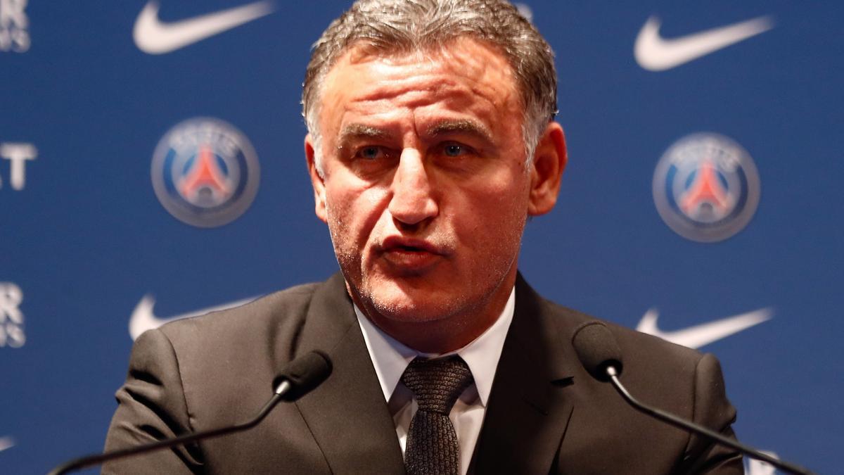 New Paris St Germain coach Christophe Galtier