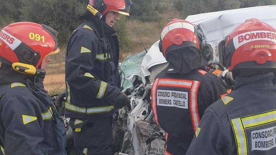 Accidente en la AP-7 en Castellón