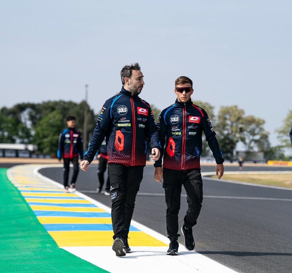 Sergio García Dols, durante una vuelta de reconocimiento en Le Mans.