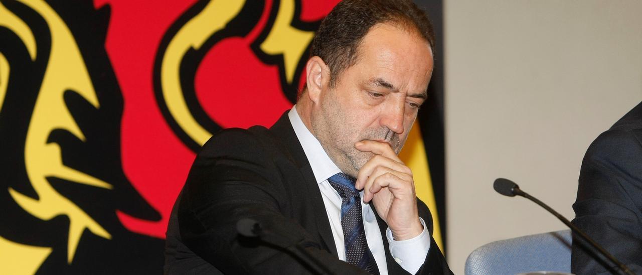 Agapito Iglesias, en 2011, cuando era máximo accionista del Real Zaragoza.
