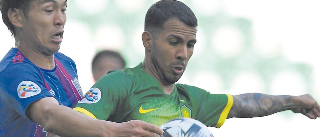 Jonathan Viera durante uno de los partidos de la presente Champions League asiática