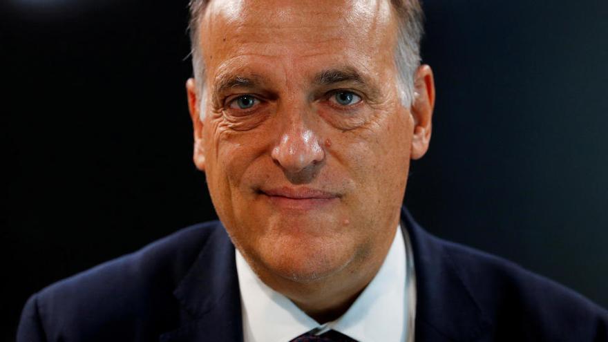 Javier Tebas: «Amb gent o sense gent, però acabarem la temporada»