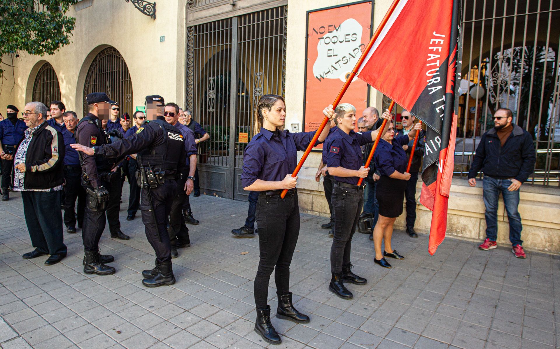 La Falange realiza su homenaje a Primo de Rivera en Alicante