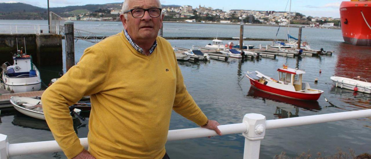 Miguel González, en el puerto de Figueras.