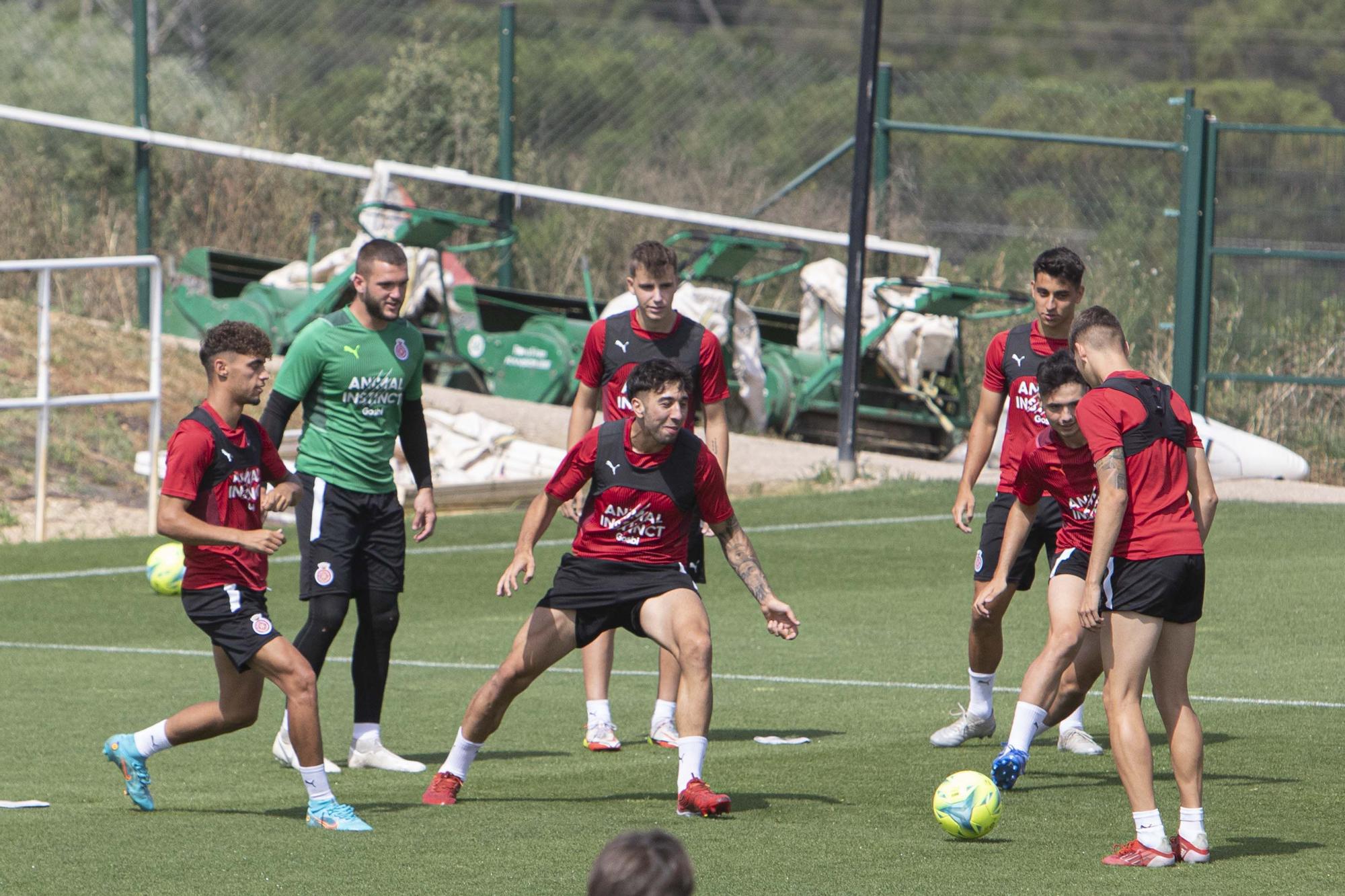 El penúltim entrenament del Girona abans de la final a Tenerife