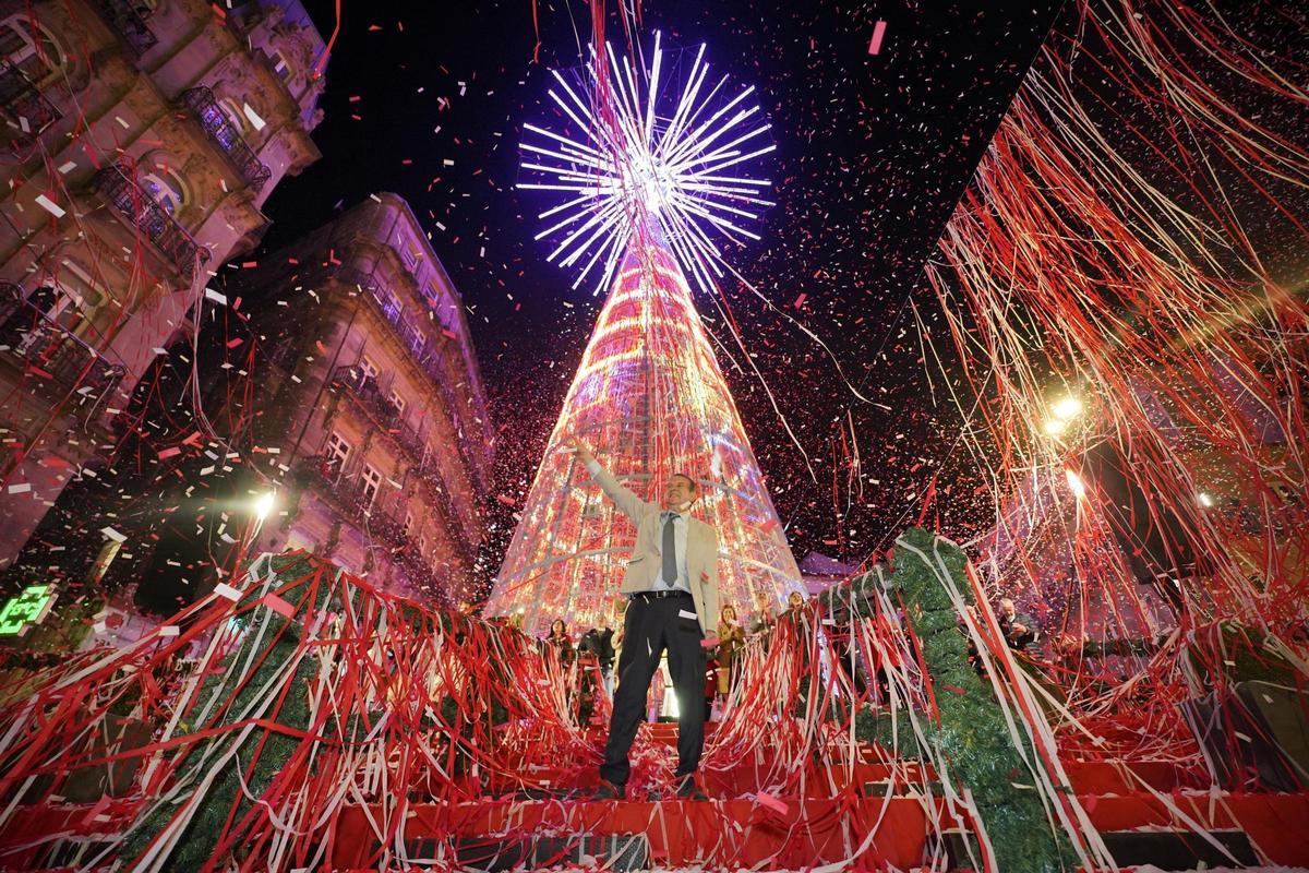 El encendido de las luces de Navidad de Vigo 2024 será el sábado 16 de noviembre.
