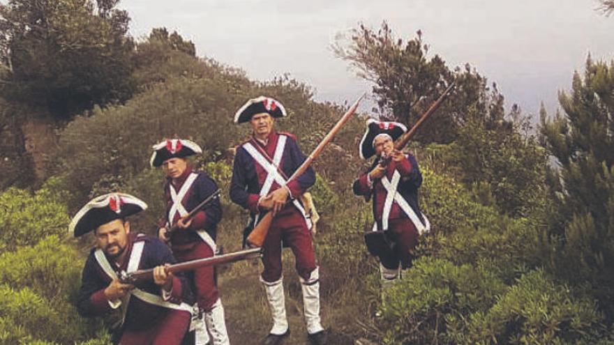 Los vecinos de Taganana recrearon las guardias que se hicieron en 1893 para evitar que el cólera entrara en Anaga.