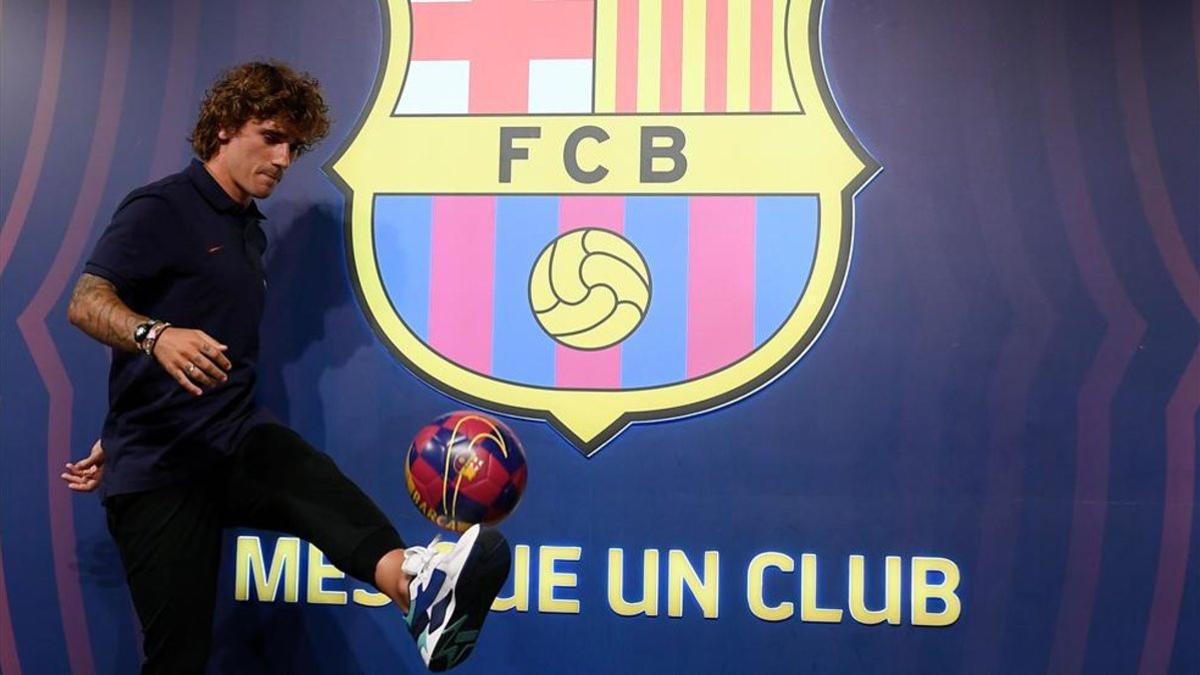 Griezmann disfruta de sus primeros días como azulgrana