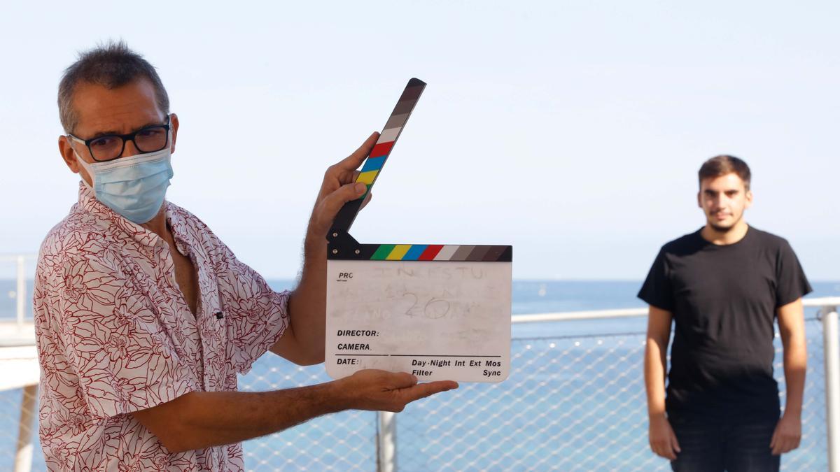 Pablo Alcántara durante el casting en Ibiza para la película 'Es gegant des Vedrà i altres rondaies'
