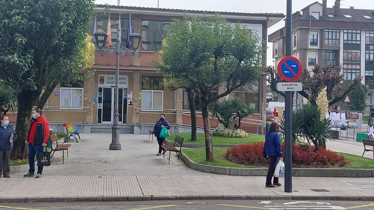 Plaza del Ayuntamiento, en Posada