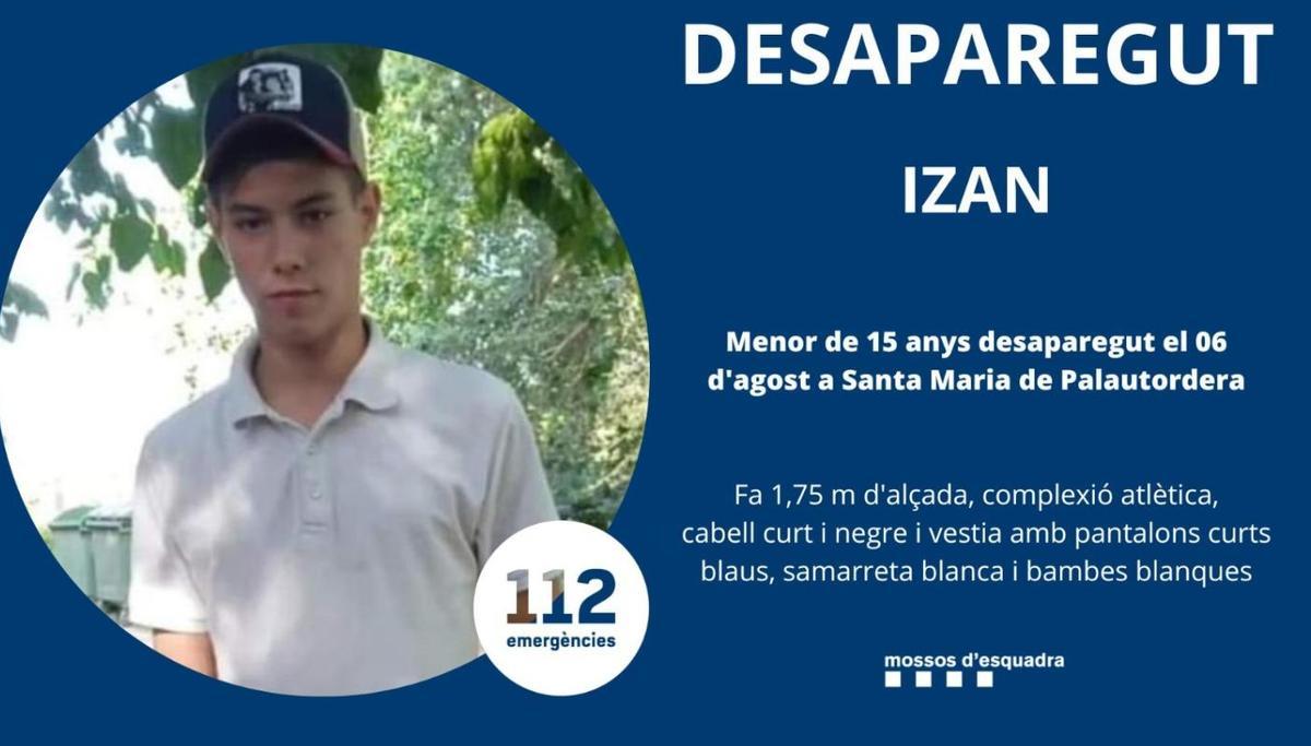 Els Mossos busquen un menor de 15 anys desaparegut a Santa Maria de Palautordera