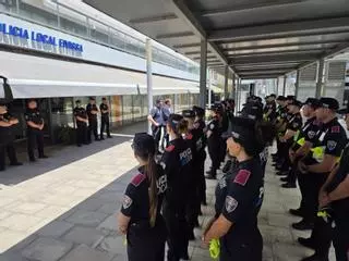 Ibiza recibe a 36 policías locales en prácticas de los cuatro municipios de la isla
