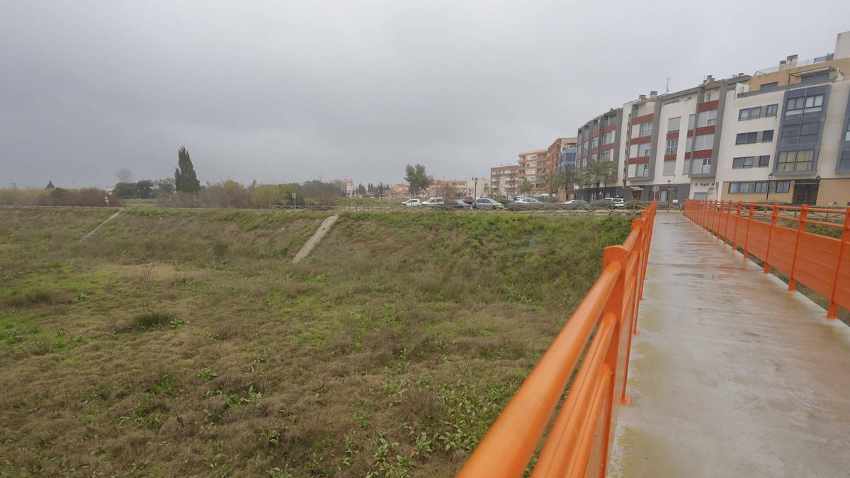 Barranco del Carraixet a su paso por Vinalesa (l'Horta Nord).