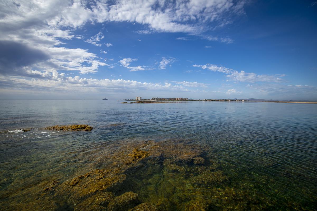Aguas cristalinas en San Pedro del Pinatar