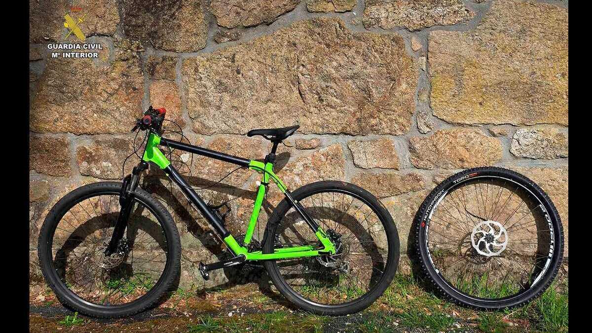 Una de las bicicletas recuperadas