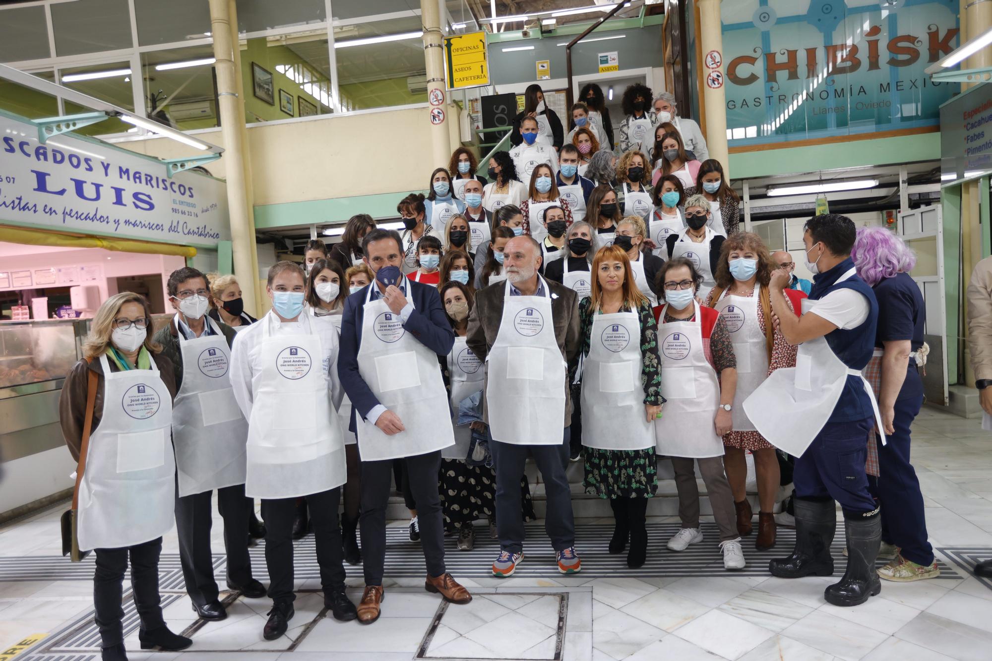 José Andrés revoluciona el mercado del Fontán de Oviedo