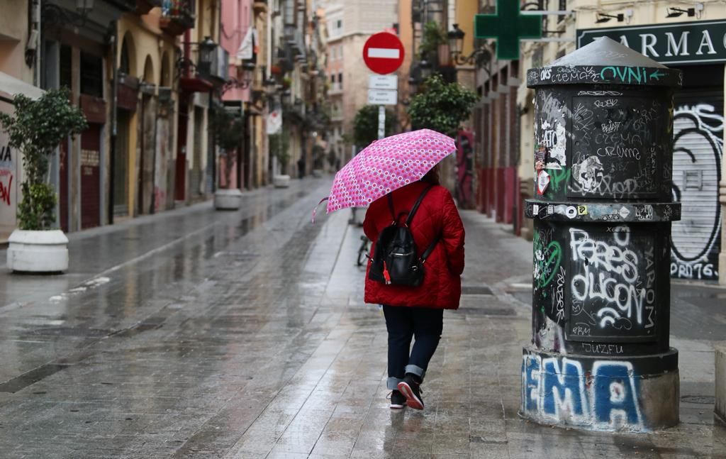 El tiempo en València: Lluvia par empezar el fin de semana