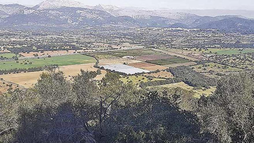 El parque fotovoltaico estaba proyectado en unos terrenos ubicados bajo el Puig de Santa Magdalena.