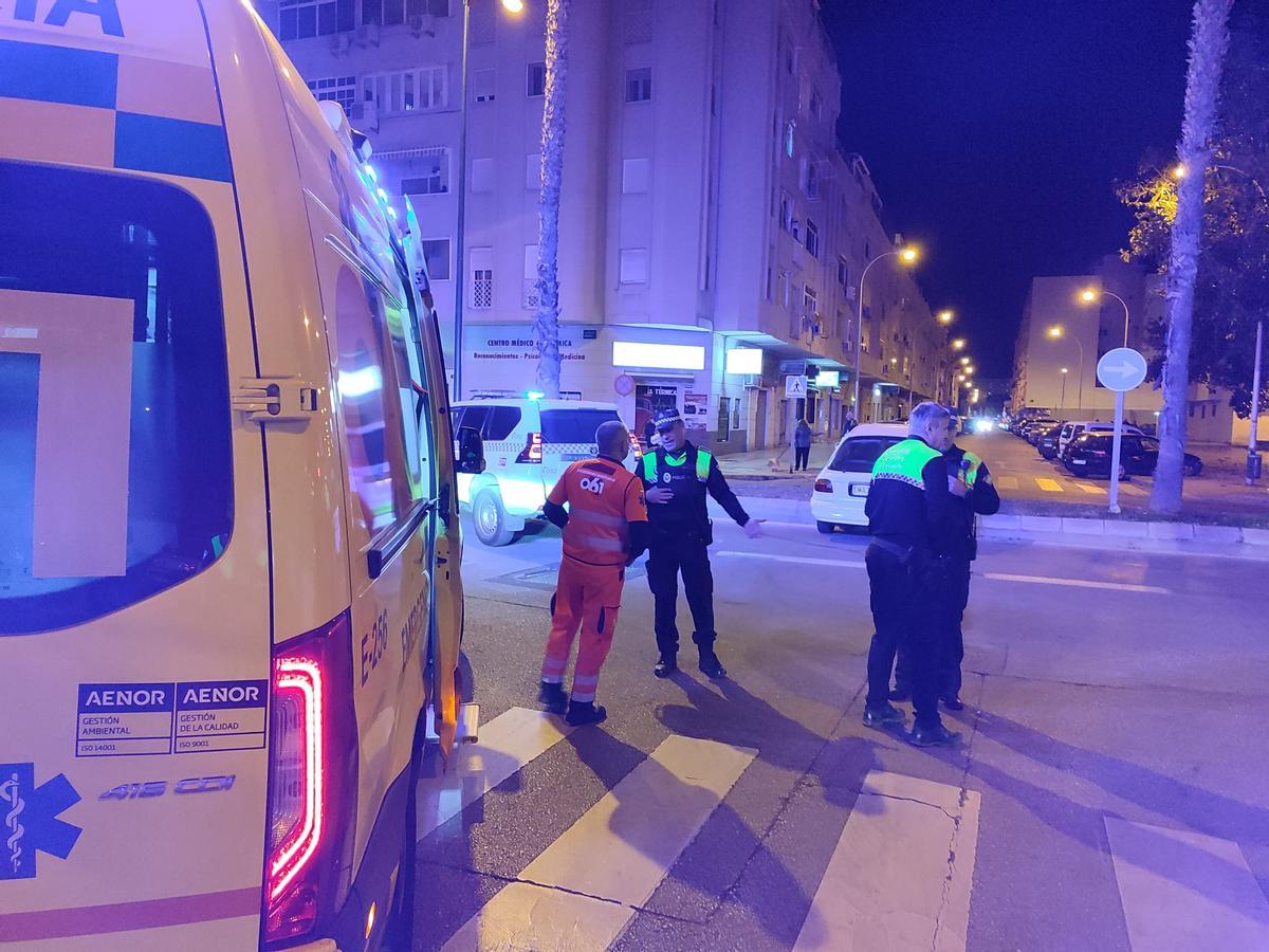El coche accidentado