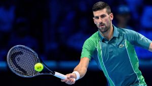 Novak Djokovic, durante un partido.