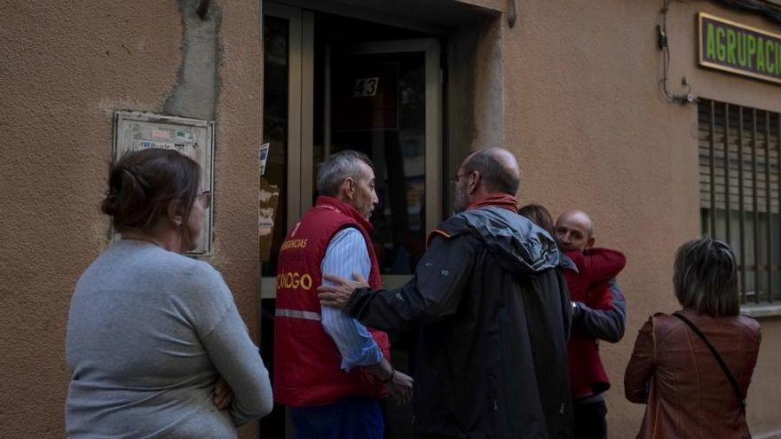 La sede de la Montañera Zamorana se convierte en un velatorio