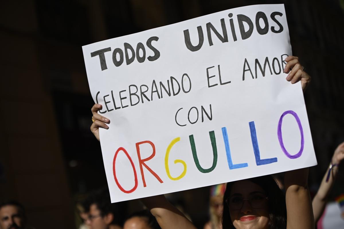 Todos unidos celebrado el amor con orgullo.