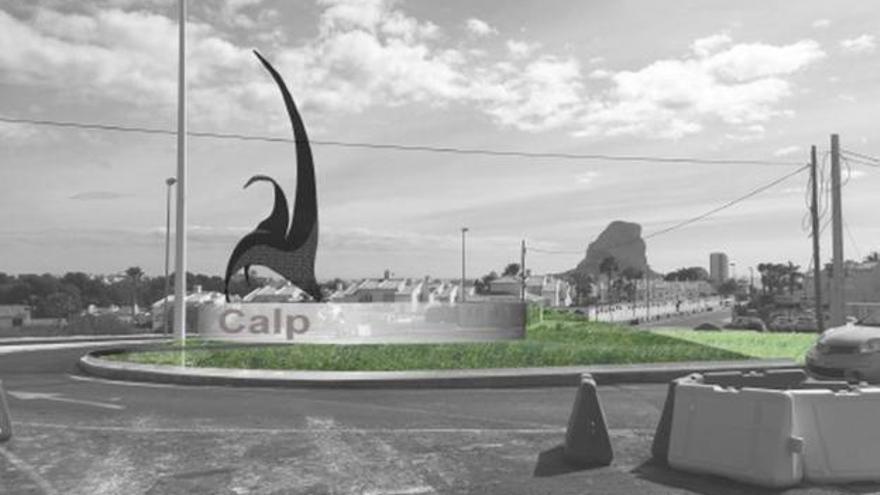 Restaurar la escultura de Alfaro le cuesta a Calp 25.000 euros
